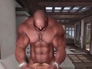 Muscular Hunk With Big Pipe Loves Interracial Ass Fucking With Big Black Cock In Homo Manga Porn