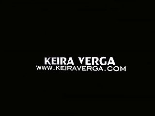 Keira Verga On The Crimson Silk Couch