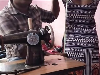 Uncle Fucked While Sewing Desi Bhabhi