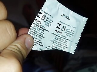 I Kept My Friend's Condom Total Of Jism, To Put It On My Dick.