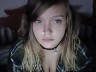 Teenager With Enormous Juggs Taunts And Masturbates On Livecam