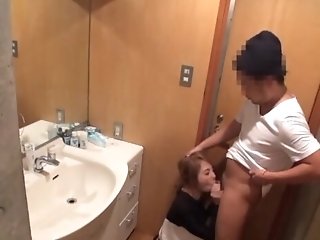 Japanese Chick Likes While Getting Fucked In The Kitchen