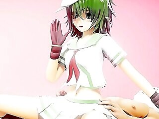 Kiso Kantai Collection Anime Porn Cowgirl Position Fuckfest And Dance Undress Mmd Three Dimensional Green Hair Color Edit Smixix